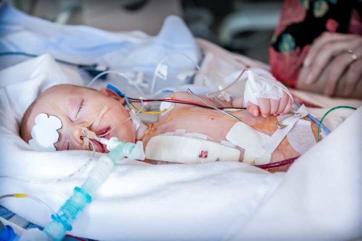 Baby Suffered a Brain Injury Caused by Low Levels of Oxygen